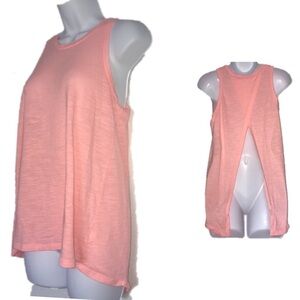 2/$15 Aeropostale Lap Back Knit Sleeveless Peach Top S